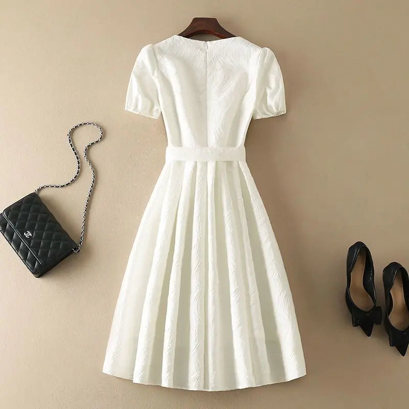Bandage Dresses for Women White Woman Dress Elegant and Beautiful Chic Pretty One-piece Fashion Summer 2025 Hot X Xxl Clothes G