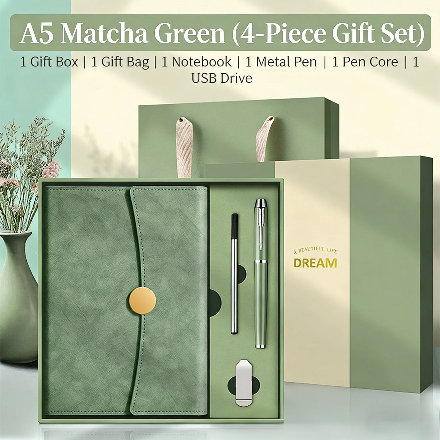 New Product Notebook Gift Box Set Custom Logo Souvenir Business High-end Notepad Gift Box Set Holiday Gift for Friends