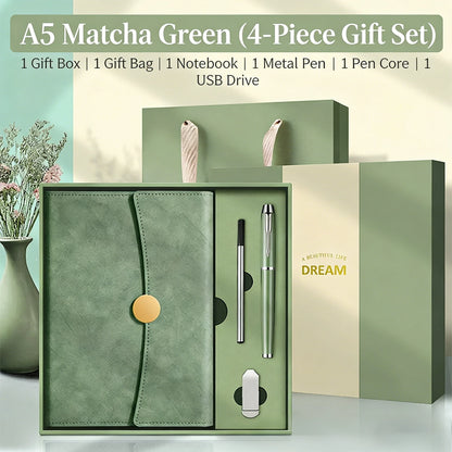 New Product Notebook Gift Box Set Custom Logo Souvenir Business High-end Notepad Gift Box Set Holiday Gift for Friends