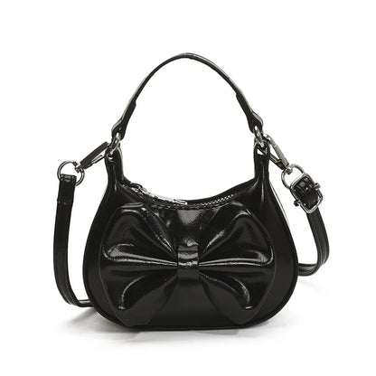 Kids Girls Cute Bowknot Handbag Fashion Crossbody Bag Detachable Strap Mini Shoulder Bag for Children Stylish Purse