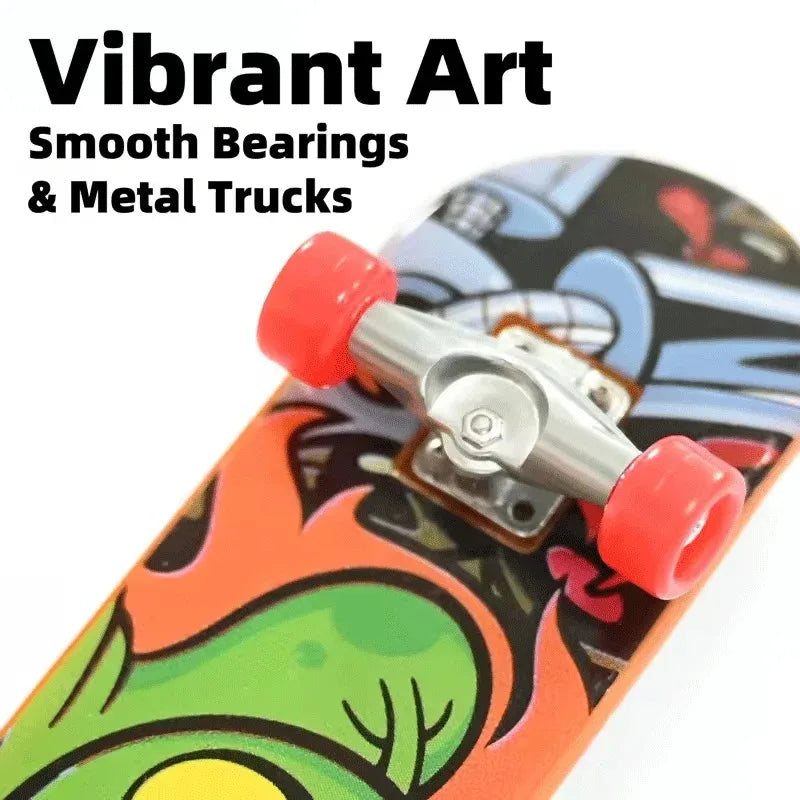 Finger Skate Board Mini Collectible Creative Desktop Fingertip FingerBoard Toys For kids Birthday Gifts Finger Skater