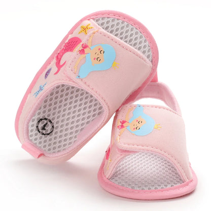 Fashionable Baby Girl Shoes Cute Classic Pink Theme Casual Flat Shoes Soft Sole Comfortable Lightweight Walking Shoes