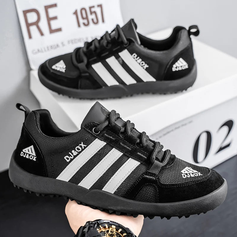 Men's Shoes Fashion Versatile Breathable Board Shoes Thick soled Trendy Casual Shoes ( Available )
