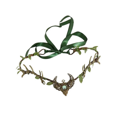 Elven Crown Elf Tiara Vine Headpiece Fairy Witch Diadema Crown Gothic Headband Woodland Dress Bridal Wedding Hair Accessories
