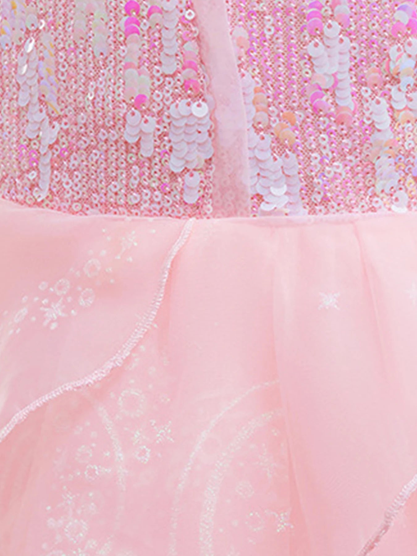 Festive Dress For Girl Fancy Pink Princess Dress Elegant Puffy Girls Wedding Bridesmaid Pageant Party Dress Birthday Ball Gown