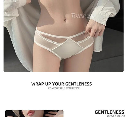 Front button underwear ladies small breasts gathered 2025 spring summer new sexy pure lace white beautiful back bra set