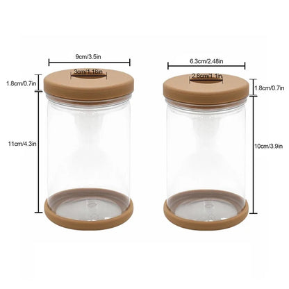 Mini Hydroponic Flower Pot Home Vase Decor Transparent Imitation Glass Soilless Plant Pots Green Plants Pot For Home Decoration