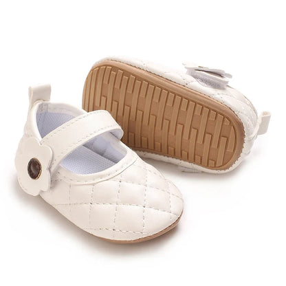 Baby Girl's Walking Shoes 3-6 Months Spring and Autumn Single Shoes Princess Shoes