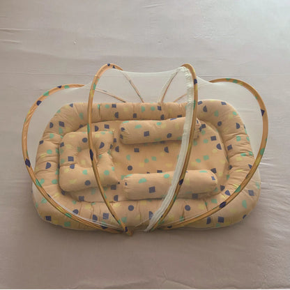 Multi-Function Travel Baby Nest Portable Baby Bed Crib Foldable Babynest Bassinet Infant Sleeping Children's Bed with Mosquito