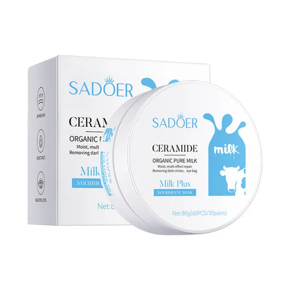 Milk Crystal Collagen Eye Mask Firming Anti Dark Circles Remove Eyes Bags Moisturizing Eye Patches Eyes Skin Care