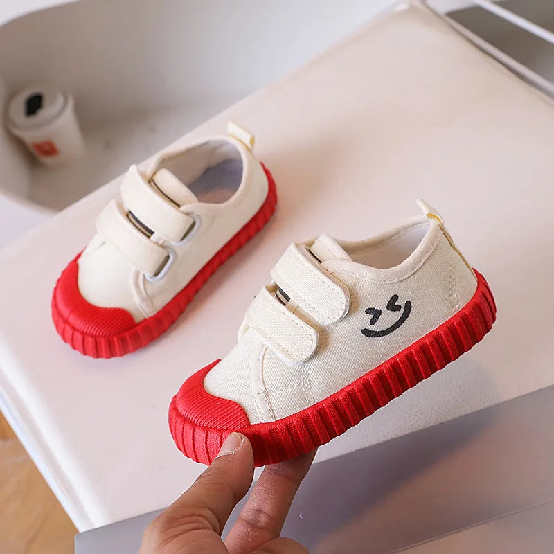 Children's Casual Shoes Boys Girls Baby Sneakers Breathable Soft Non-slip Comfortable Boys Girls Toddler Canvas Shoes Kids Shoes