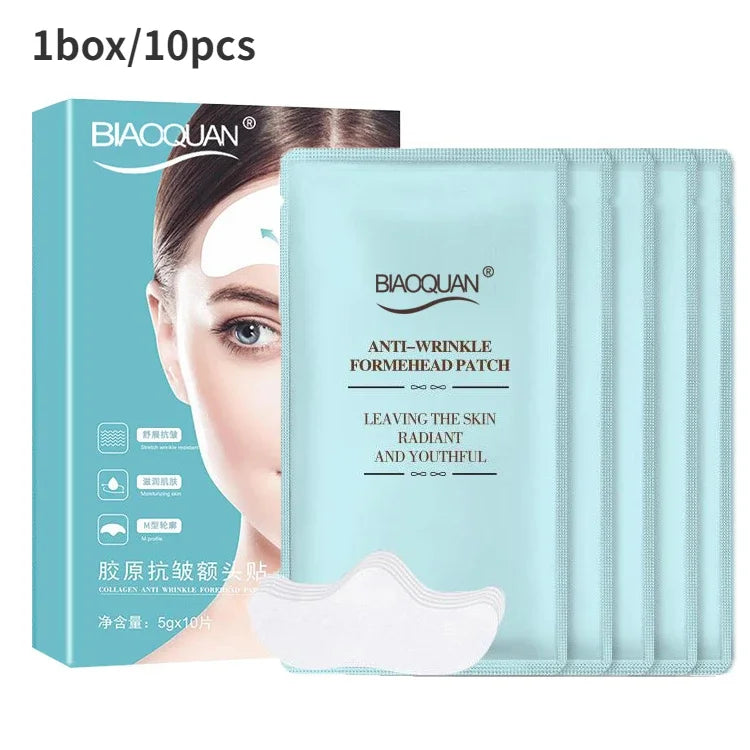 New Anti-wrinkle Forehead Line Removal Gel Patch Firming Mask Frown Treatment Stickers Anti-aging Moisturizng Face Skin Care