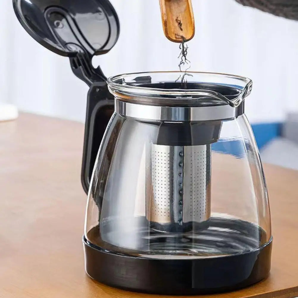 Glass Teapot with Tea Strainer Large Capacity Water Container Chinese Traditional Kung Fu Teaware Tea And Water Separation