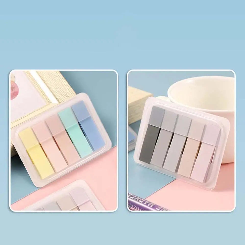 Stationery School Office Supplies Hand Account Notes Bookmark Marker Notepad Sticky Note Sticky Labels Index Memo Pad