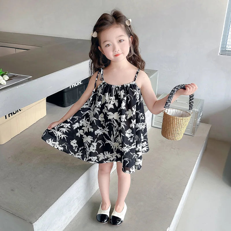 Girls' Dresses, Summer Children's Skirts, New Style Princess Style, Cool Summer Clothes for Babies, Suspender Skirts