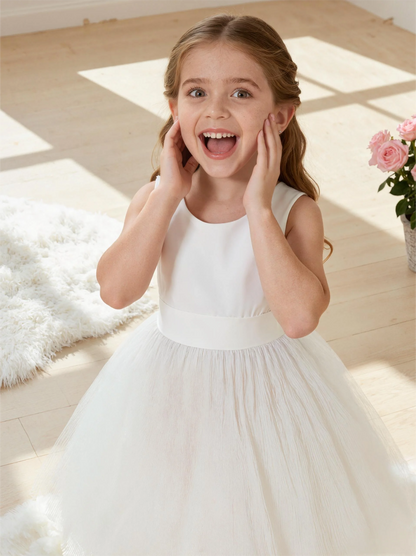 Girls Dresses Elegant Cute Princess Dresses Wedding Flower Girl Dresses Special Occasion Dresses Birthday Party Gifts C34