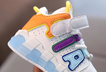 Girls Boys Sports Shoes Baby Shoes Toddler Non-slip Sneakers Casual Soft Shoes for Children Girls Baby Kids Outdoor Shoes