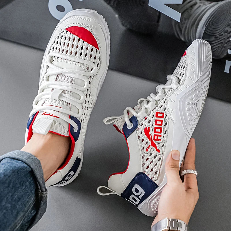 Shoes For Men Mesh Sneakers Summer Casual Breathable Sports Outdoor Hiking Tennis Running Designer Luxury Platform Loafers ( Available )