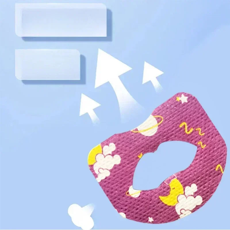 Children Anti-Snoring Stickers Mouth Correction Orthosis Tape Adult Night Sleep Lip Nose Breathing Improving Patch