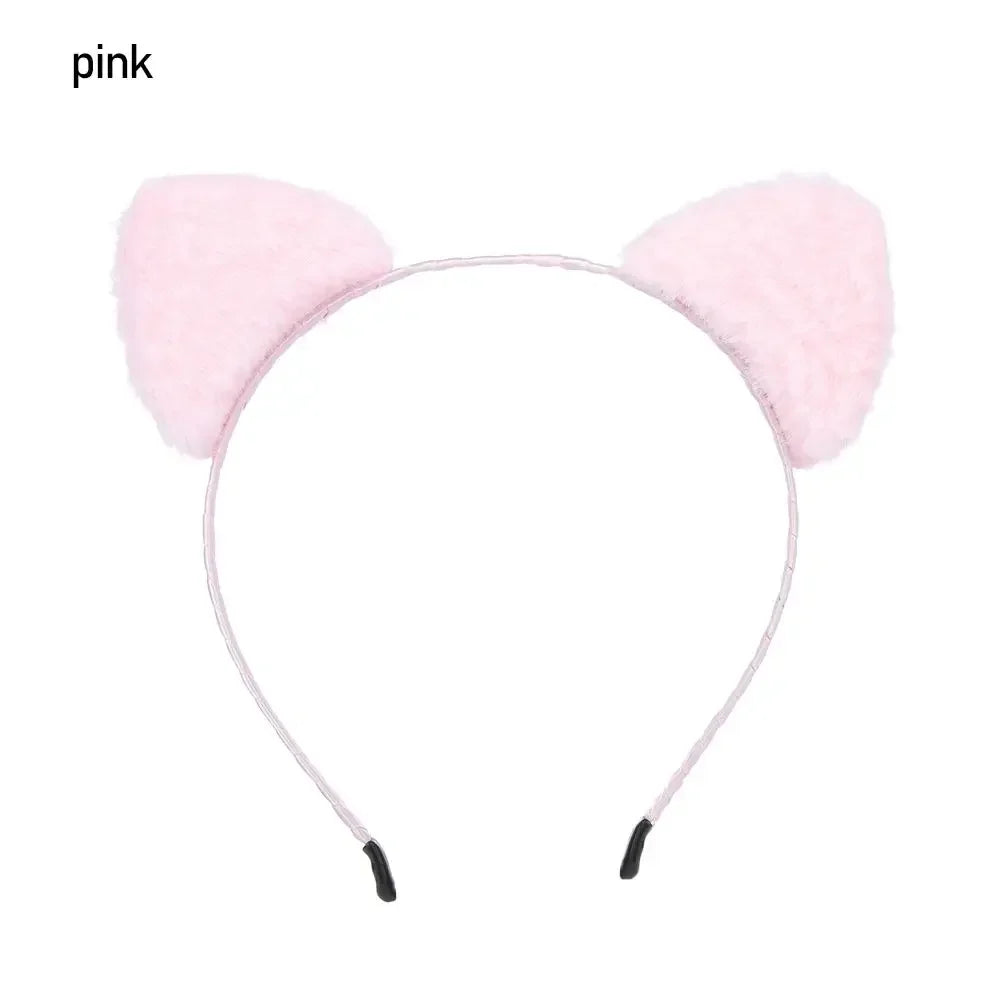 Cute Lace Cat Ears Headband Fancy Dress Hairband Women Girls Cosplay Headwear Masquerade Anime Costume Party