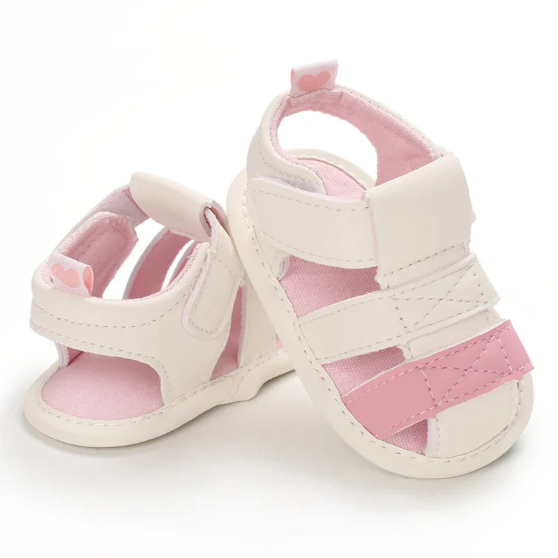 Baby Shoes For Boys and Girls  Summer With Perforated Sandals and Non Slip Soft Soles For Learning To Walk (Available)