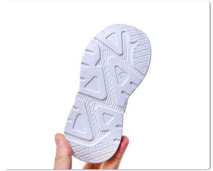 Tenis Children Led Shoe Girls Lighted Sneakers Glowing Shoe for Kids Soft Soled Breathable Casual Toddler Ctue Kuromi Baby Shoes