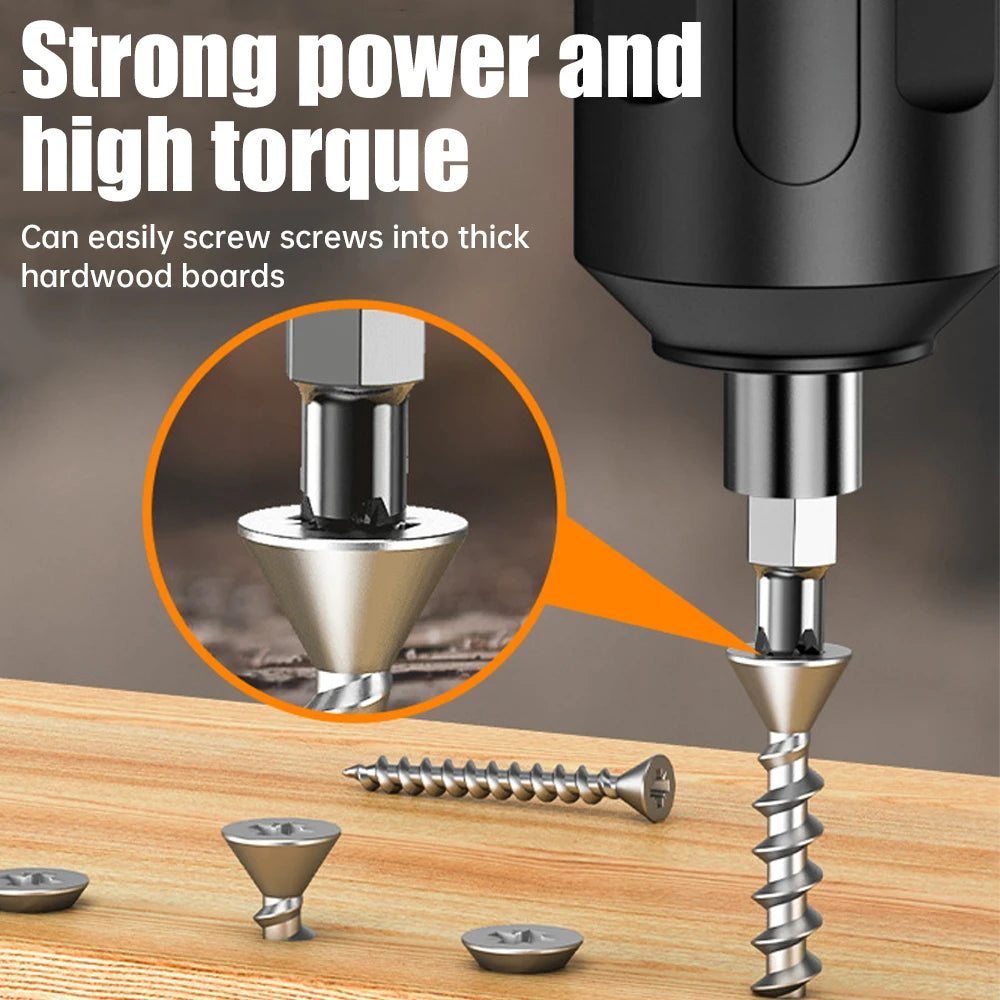 Wirelessly Electric Screwdriver Auto Torque Forward/Reverse Adjustable USB Charge Household Electric Screwdriver Set