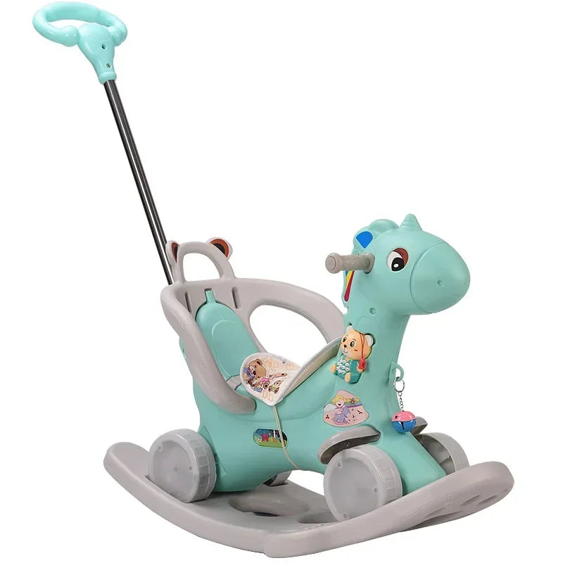children rocking horse rocking horse dual-use baby  chair baby toy children horse ride on toys