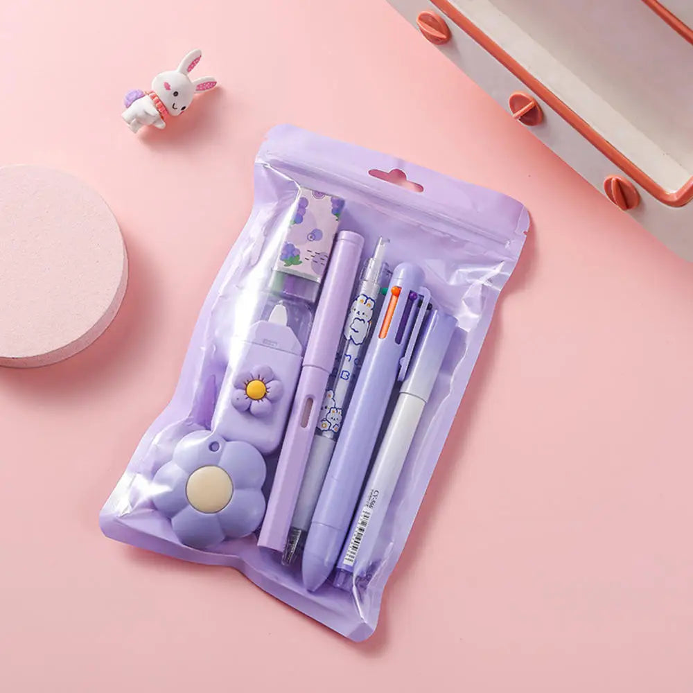 Cute Kapibala Stationery Set Birthday Present Children Student Back To School Gift Study  Supplies Kawaii Kids Prize Gift