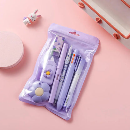 Cute Kapibala Stationery Set Birthday Present Children Student Back To School Gift Study  Supplies Kawaii Kids Prize Gift
