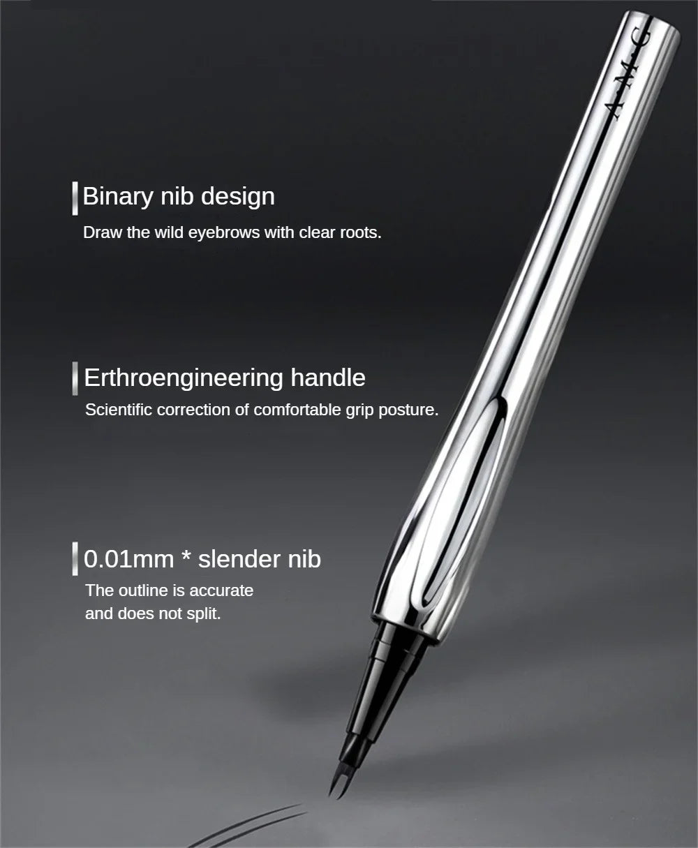 Eyebrow Pen Waterproof Anti Sweating Non fading Halo Dyeing Natural And Long lasting Wild Eyebrow Pen Multi Water Eyebrow Pen