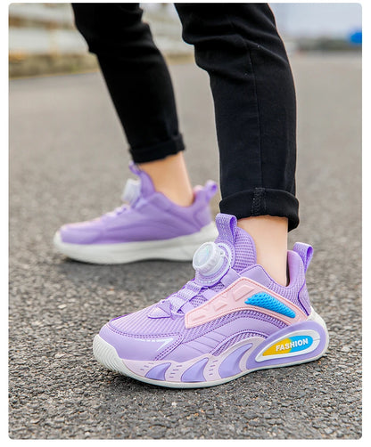 boy Kids Spring Sneakers Girls School Casual Shoes Outdoor Breathable Running Shoes Light Soft Pink Non-slip Children Shoes