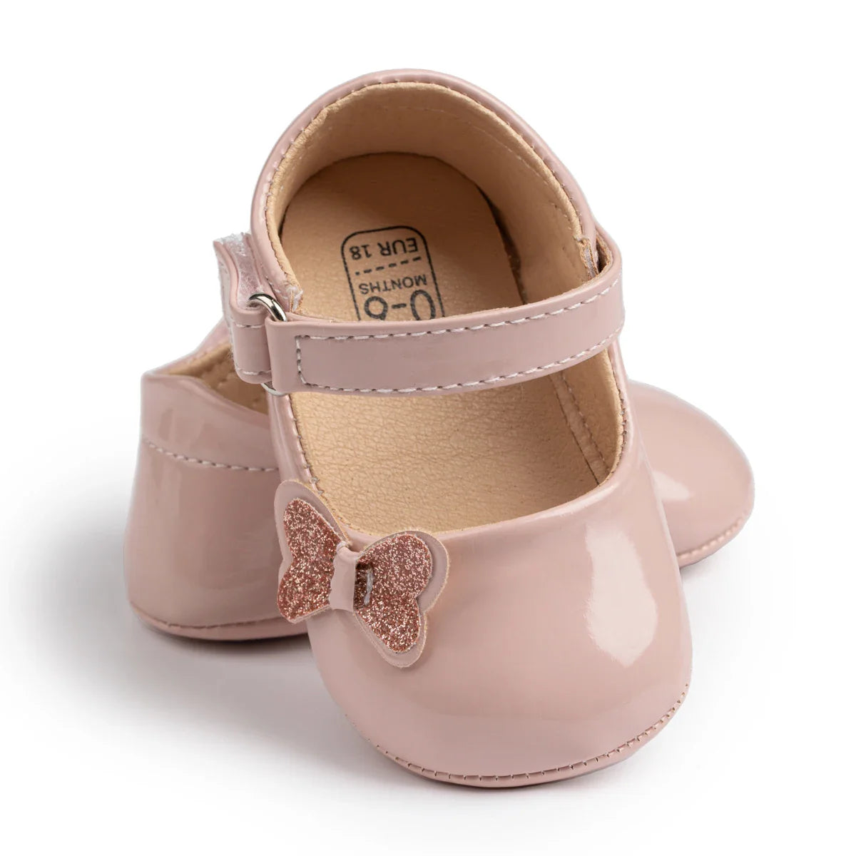 Baby Girl Shoes Newborn PU Leather Bowknot Dress Infants Shoes Rubber Non-Slip Toddler First Walker Baby Shoes Girls