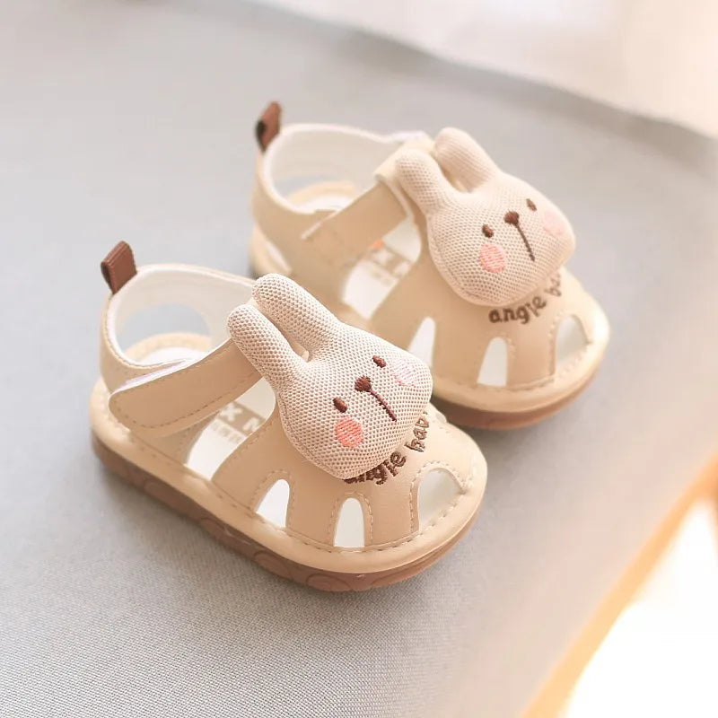 Baby Boys Girls Sandals Summer Baby Wedding Dress Flat Shoes Newborn Crib Shoes First Walkers Prewalkers Shoes