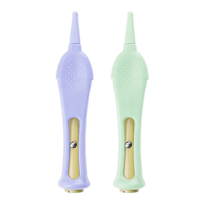 Baby Ear Cleaner Tweezer Soft Ear Picks LED Flash Light Ear Wax Curette Picker Ear Cleaning Tool Ear Wax Dig Removal Earpick Set