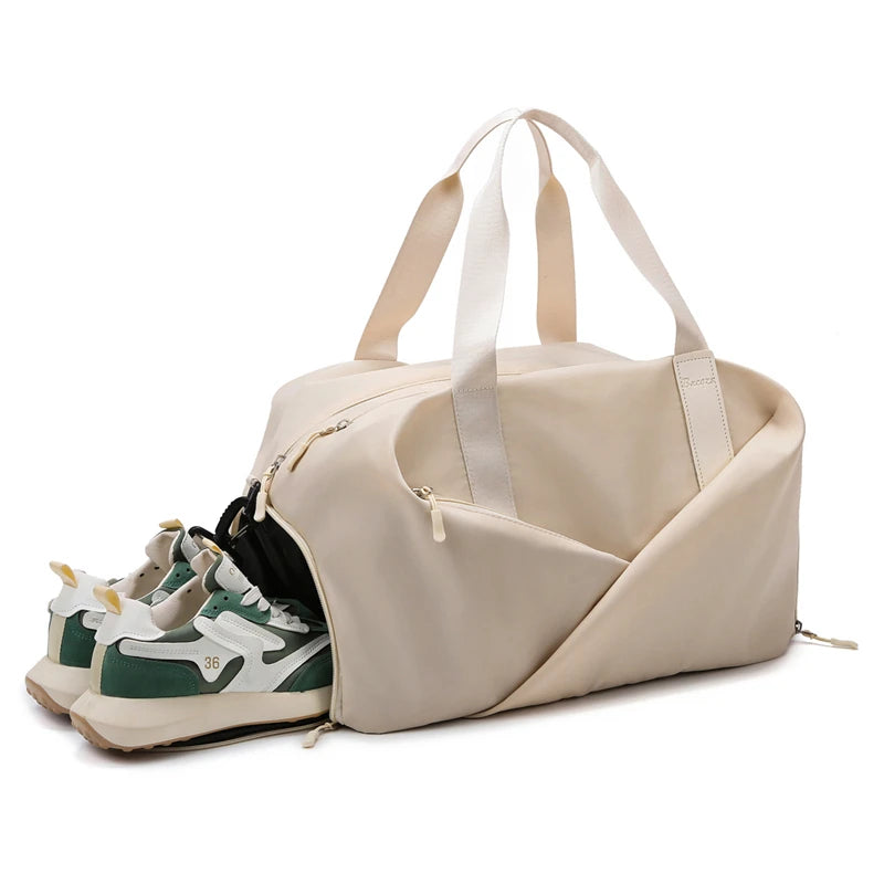 Large capacity leisure travel bag, short distance business travel handbag, lightweight and simple luggage bag, fitness bag