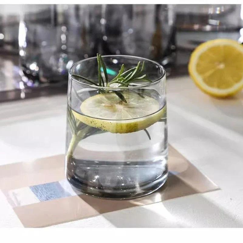 INS-style glass cups,colored trapezoidal couple's household whiskey glasses, bar and hotel mouthwash cups, beer mugs, water cups