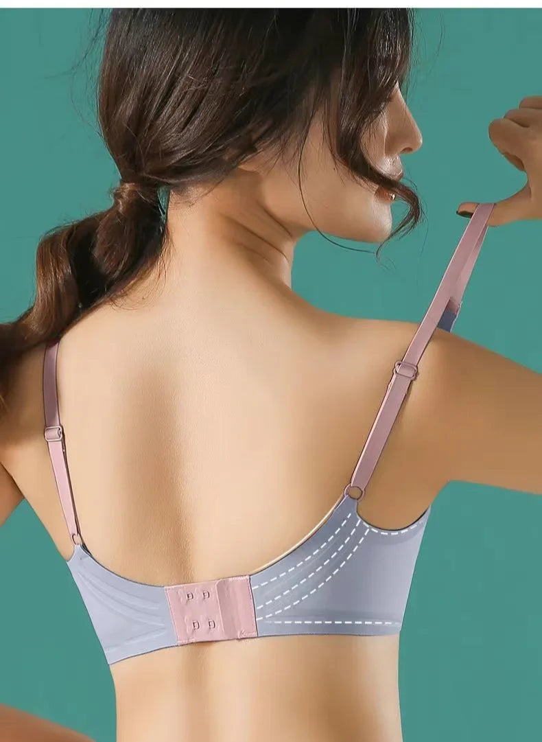 BH Bralette Top Women's Underwear No Steel Ring Pure Desire Comfortable Upper Support Sling Adjustable Beauty Back Bra for women