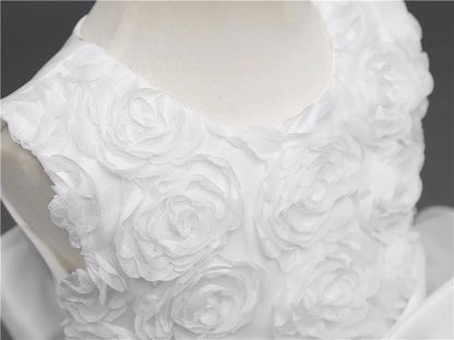 Flower Girl Dress For Wedding Baby Girl 2-8 Years Birthday Outfits Children's Girls First Communion Dresses Girl Kids Party Wear