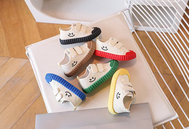 Children's Casual Shoes Boys Girls Baby Sneakers Breathable Soft Non-slip Comfortable Boys Girls Toddler Canvas Shoes Kids Shoes