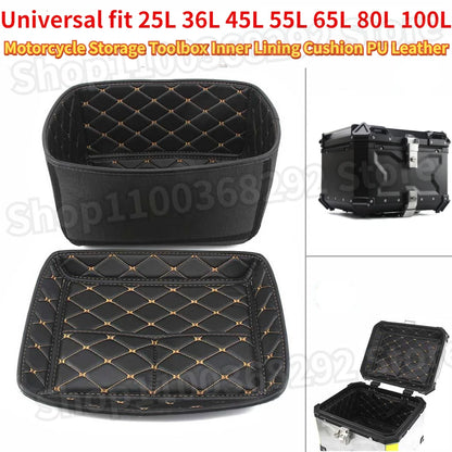 For 28L 36L 45L 55L 65L 80L 100L Aluminum Alloy Trunk Case Liner Luggage Box Inner Container Tail Case PU Leather Lining Bag