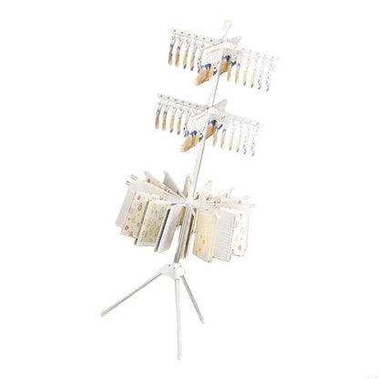 Large Capacity Untarnished and PRESENTATION 3 Rank Collapsing Drying Rack Highlighting Disks for Portability and Pliable KXRE