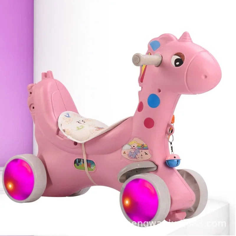 children rocking horse rocking horse dual-use baby  chair baby toy children horse ride on toys