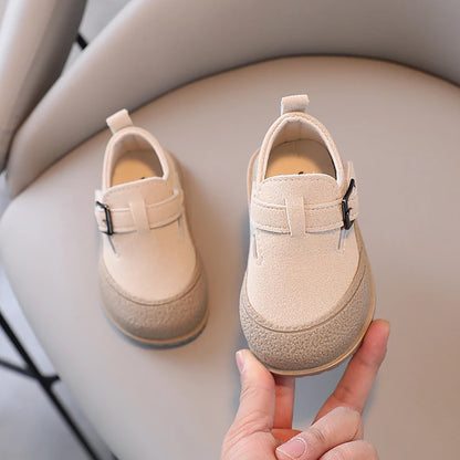 Boys' Boken Shoes Soft Soled Children's Shoes 2025 New Arrivals  0-1 years old Children's Sports Shoes Fashion Retro Bean Shoes