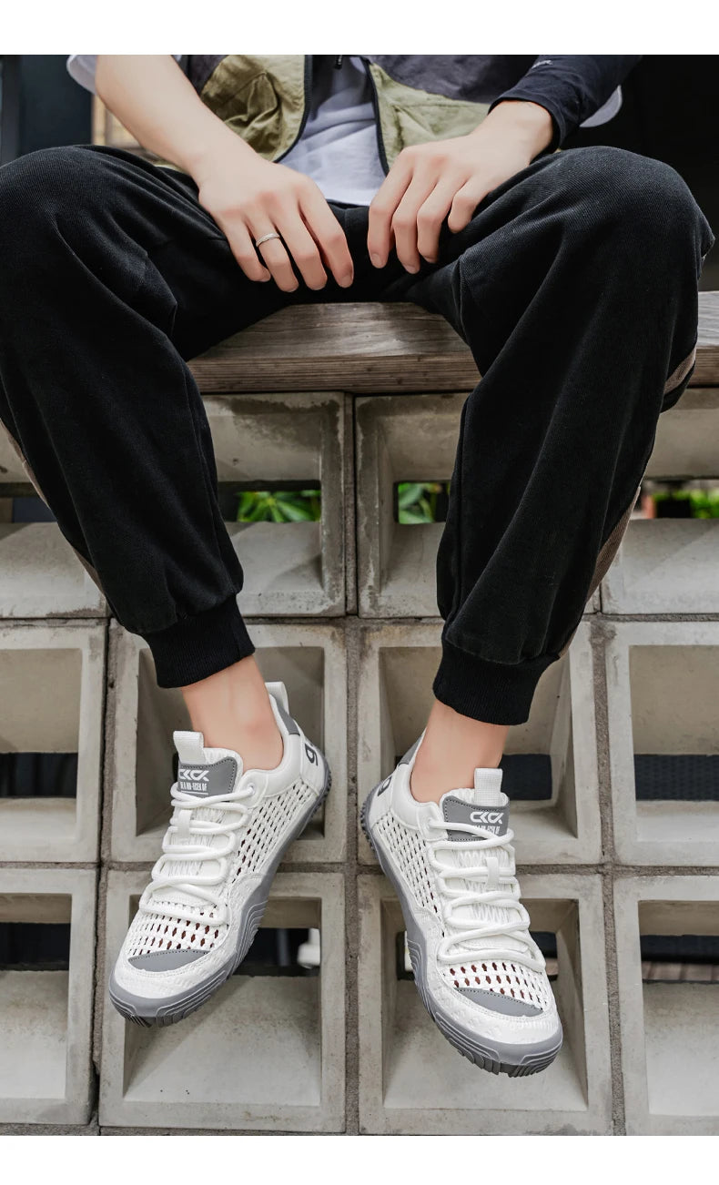 Shoes For Men Mesh Sneakers Summer Casual Breathable Sports Outdoor Hiking Tennis Running Designer Luxury Platform Loafers ( Available )