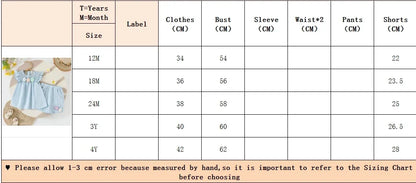 Children's Clothing Sets Small Flower Sleeveless Top + Bow Shorts 2pcs Sets Toddler Girl Clothes Kids Boutique Clothes