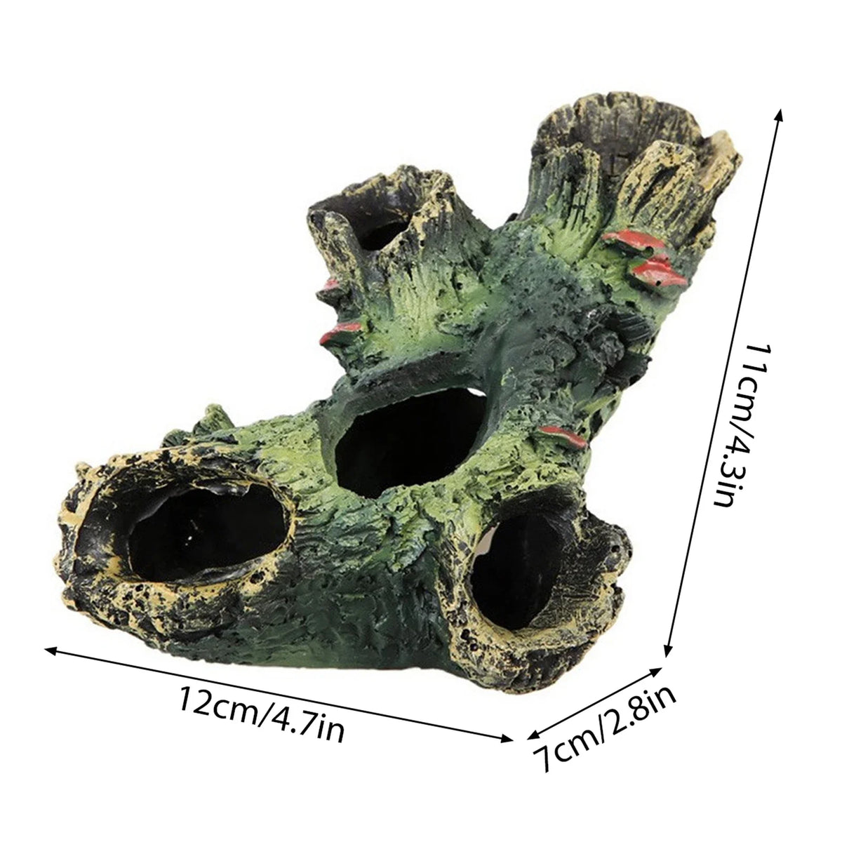 Fish Tank Artificial Bridge Resin Landscape Decoration Bridge Aquarium Equipment Accessories Ornament Cave Aquatic Pet Fish (Available)