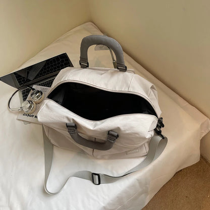 Women Travel Luggage Shoulder Bags Casual Outdoor Travel Short  TripTote Bag Portable Commuting Gym Fitness Sports Handbag