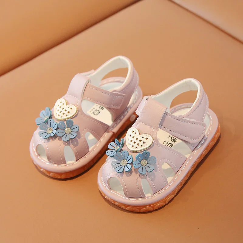 Baby Shoes Summer New Baby Calling Shoe Soft soled  Baby Girl Sandals Anti slip Girl Shoe Children sandals