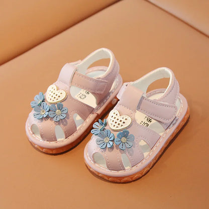 Baby Shoes Summer New Baby Calling Shoe Soft soled  Baby Girl Sandals Anti slip Girl Shoe Children sandals